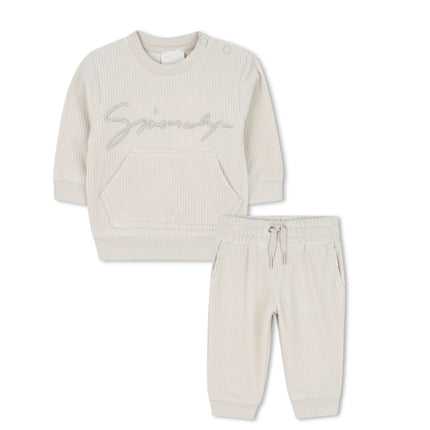 Kids Atelier-Givenchy-Light Beige Tracksuit Signature