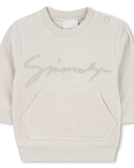 Kids Atelier-Mayoral-Light Beige Tracksuit Signature