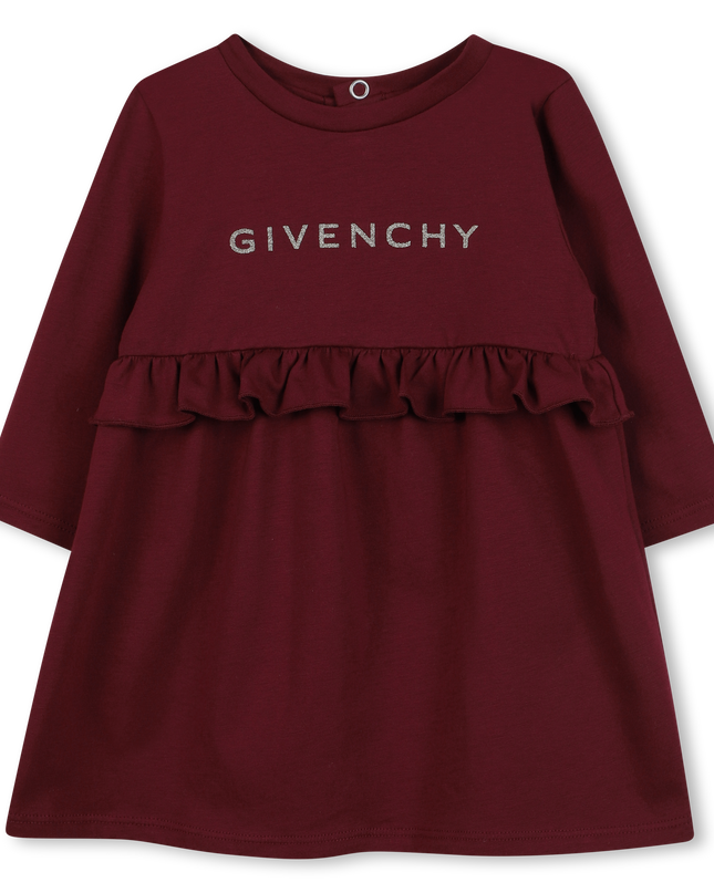 kidsatelier-givenchy-Burgundy-Givenchy-Logo-Dress