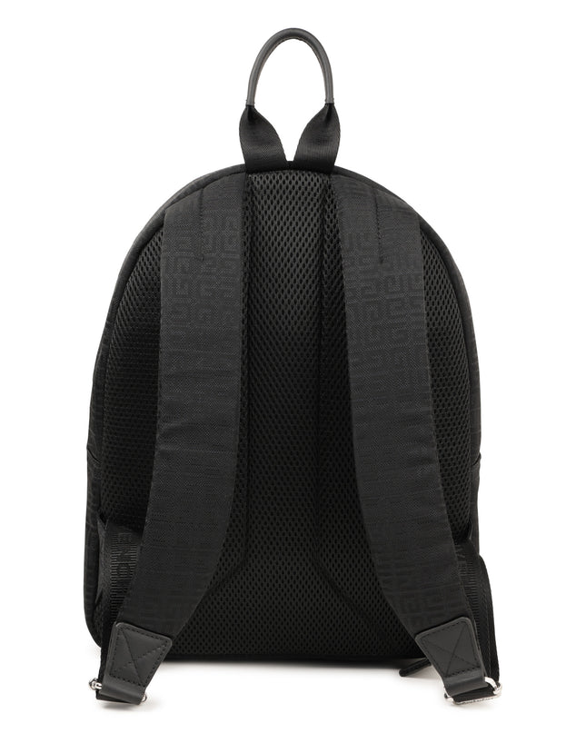 kidsatelier-givenchy-Black-4G-Nylon-Backpack-with-Embroidered Logo