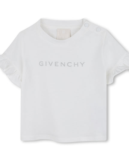 kidsatelier-givenchy-white-Logo-T-Shirt