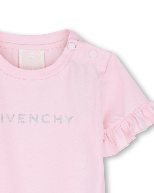 kidsatelier-givenchy-Pink-Logo-T-shirt