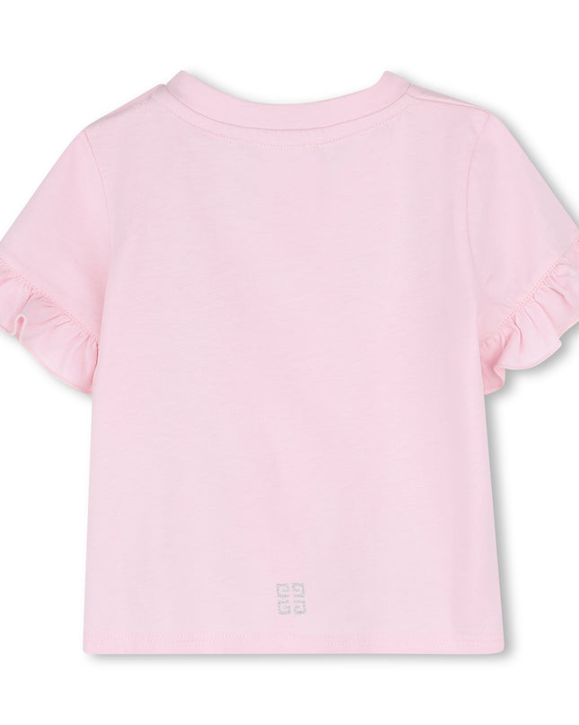 kidsatelier-givenchy-Pink-Logo-T-shirt