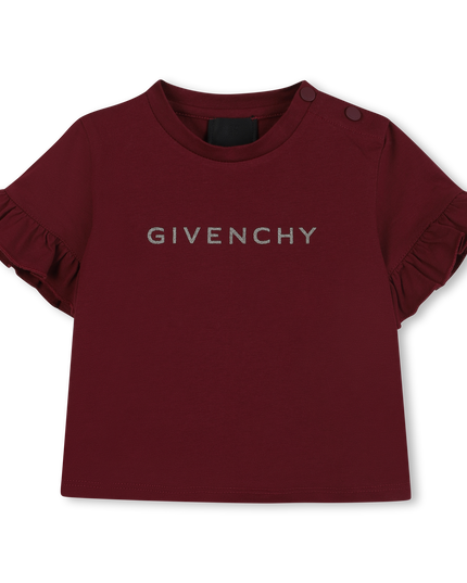 kidsatelier-givenchy-Burgundy-Logo-T-shirt