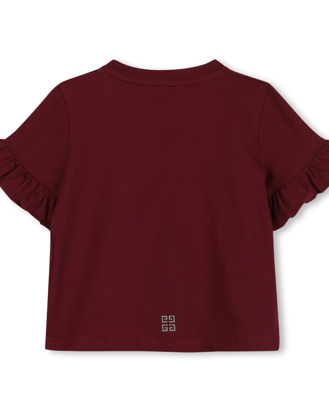 kidsatelier-givenchy-Burgundy-Logo-T-shirt