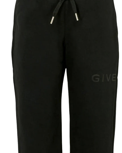 kidsatelier-givenchy-Black-Joggers-with-tonal-Logo
