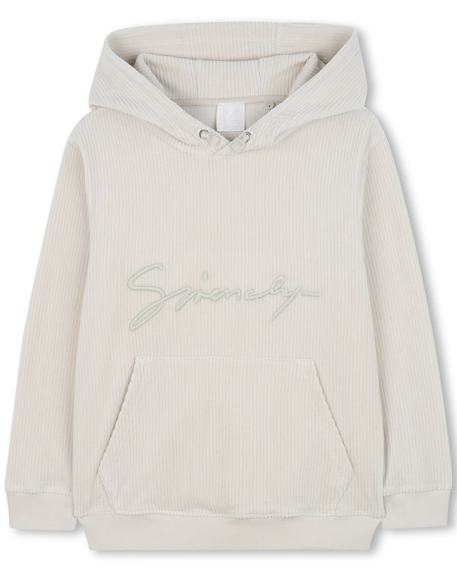 kidsatelier-givenchy-Cream-Ribbed-Hoodie 