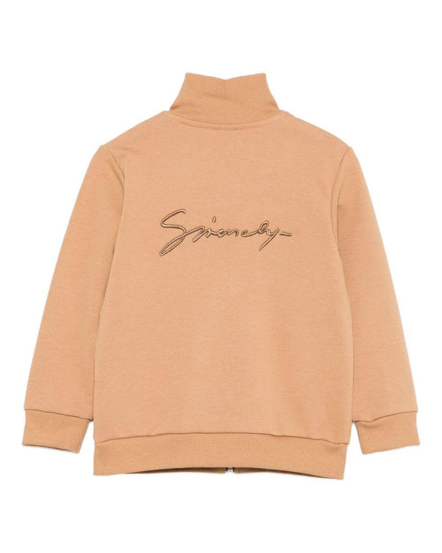 kidsatelier-givenchy-Beige-Sweatshirt-With-High-Neck