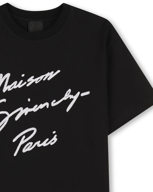 kidsatelier-givenchy-Black-T-Shirt-with-Print