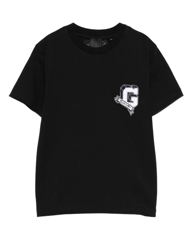 kidsatelier-givenchy-Black-Logo-patch-T-shirt