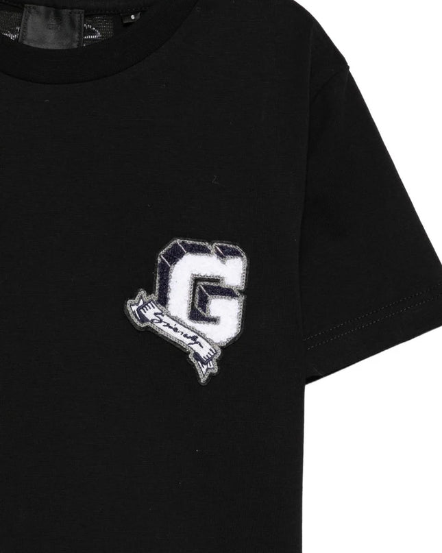 kidsatelier-givenchy-Black-Logo-patch-T-shirt
