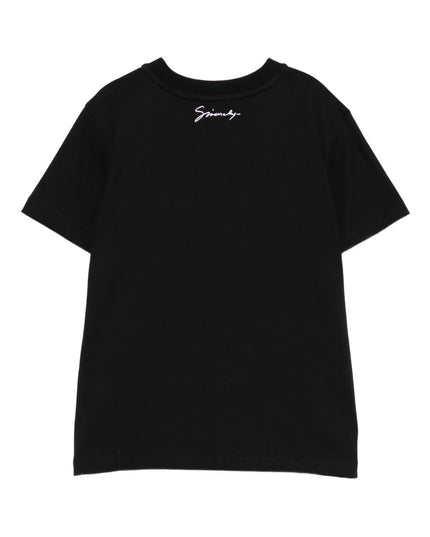 kidsatelier-givenchy-Black-Logo-patch-T-shirt