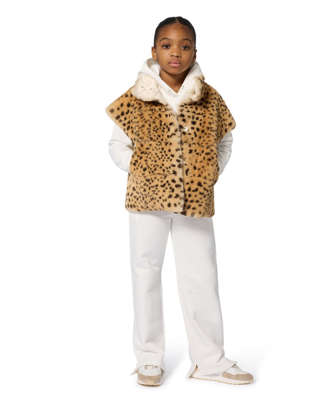 Kids Atelier-Givenchy-Ivory Logo Hooded Sweatshirt