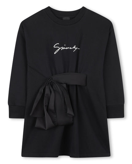 kidsatelier-givenchy-Black-Logo-Dress