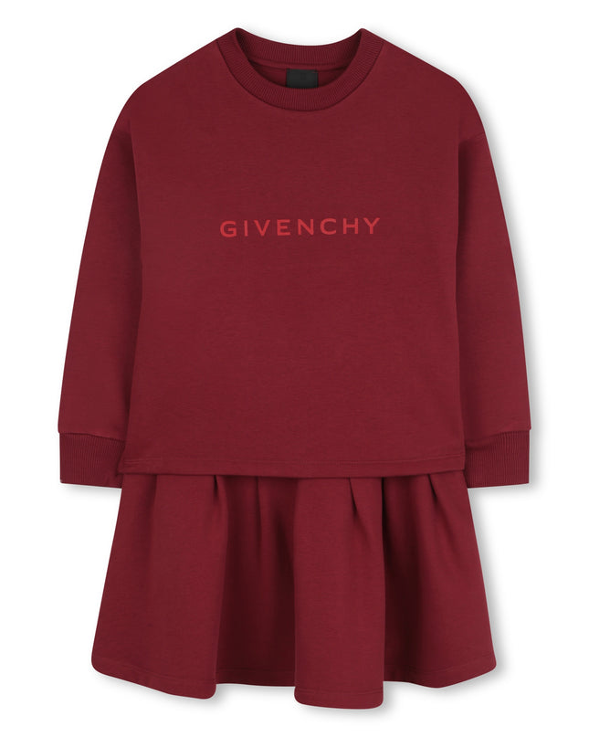 kidsatelier-givenchy-Burgundy-Logo-Sweater-Dress