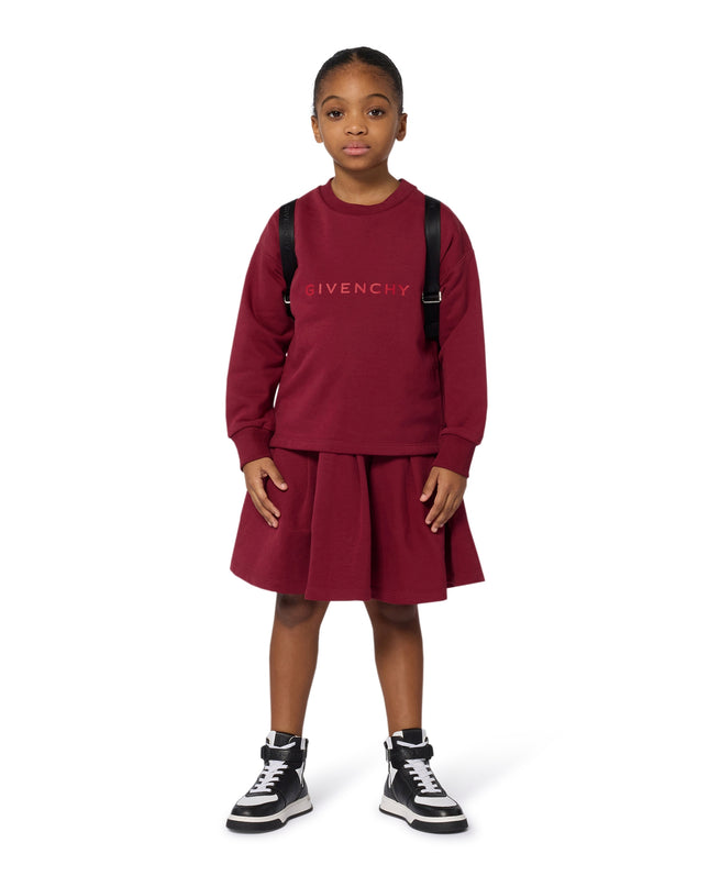 kidsatelier-givenchy-Burgundy-Logo-Sweater-Dress