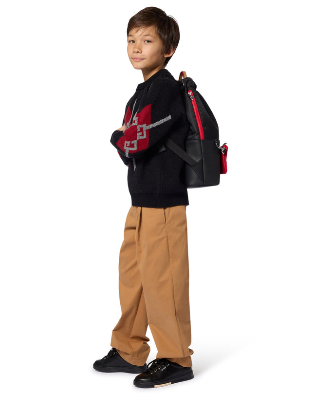 kidsatelier-givenchy-Black-Leather-Sneakers