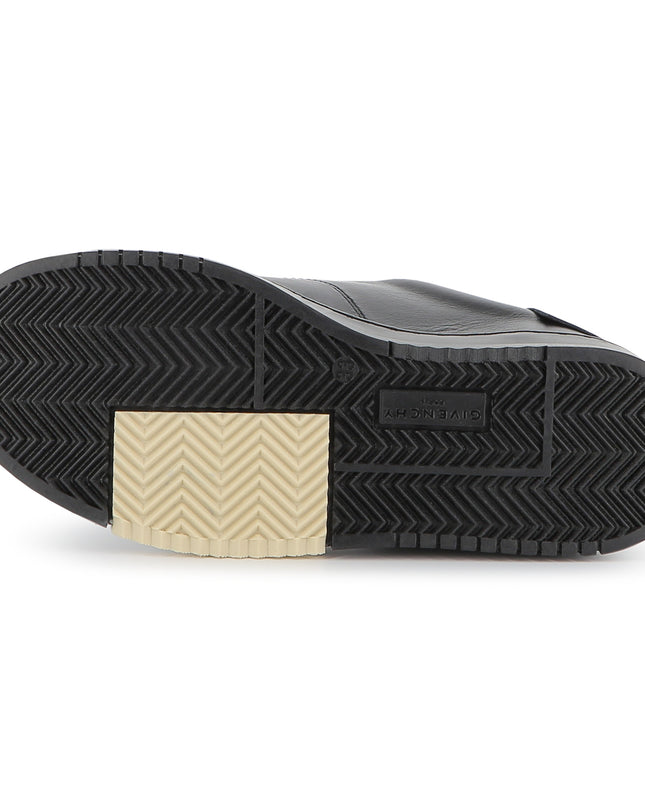 kidsatelier-givenchy-Black-Leather-Sneakers