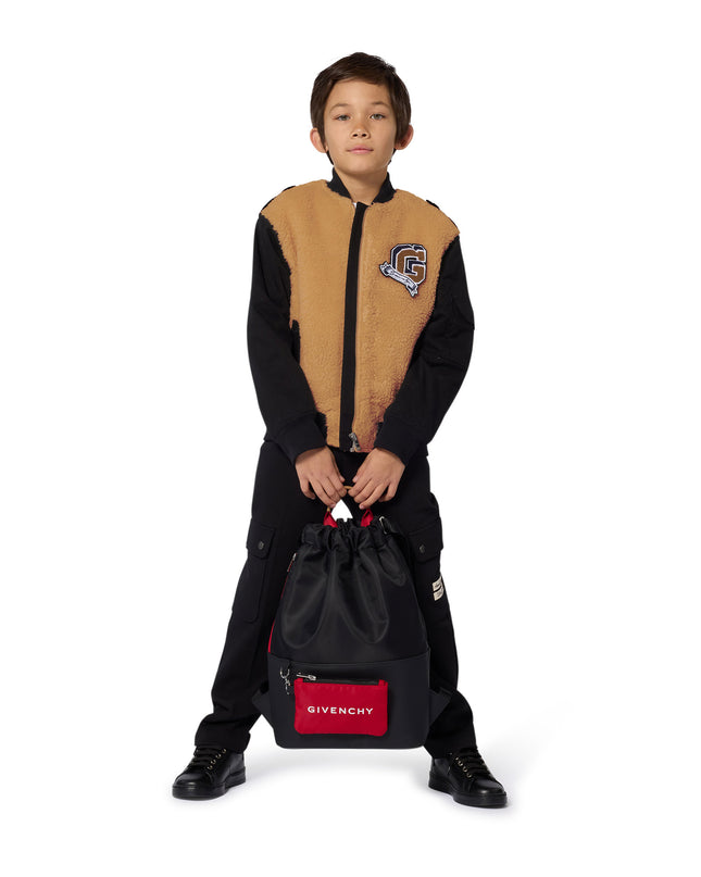 kidsatelier-givenchy-Black-Leather-Sneakers