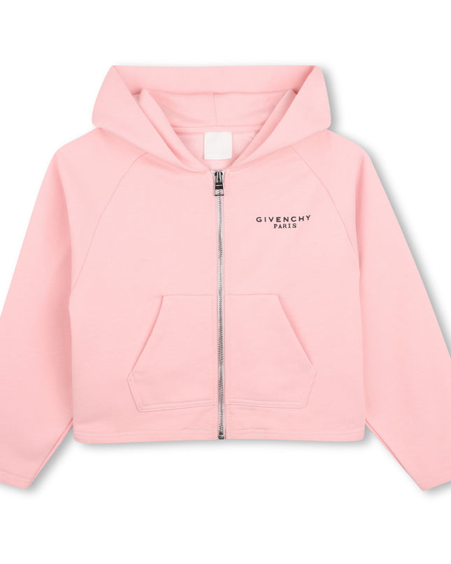 Kids Atelier Givenchy Pink Fleece Cardigan