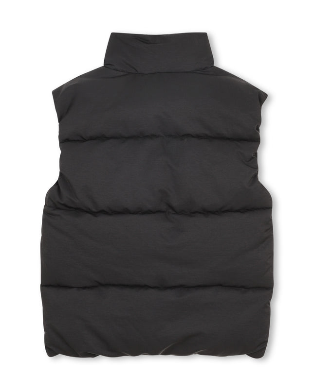 kids atelier hugo Black Sleeveless Down Jacket