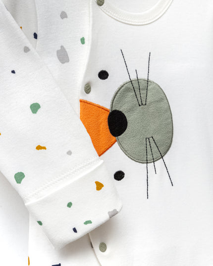 Multicolor Polka Dot One-Piece Set
