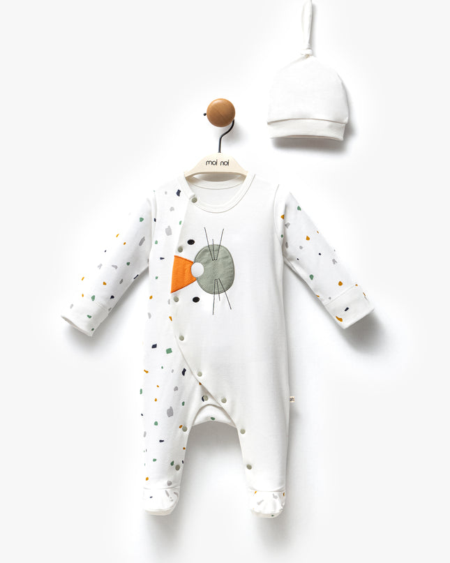 Multicolor Polka Dot One-Piece Set