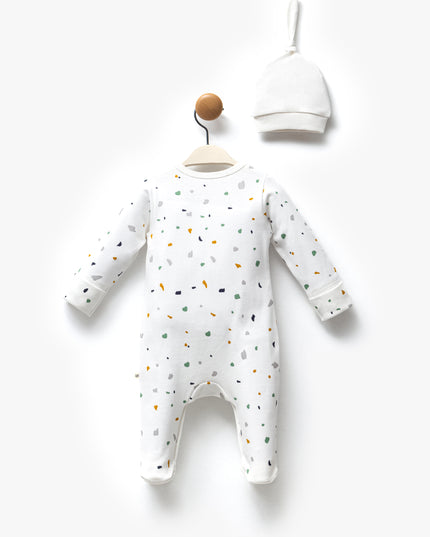 Multicolor Polka Dot One-Piece Set
