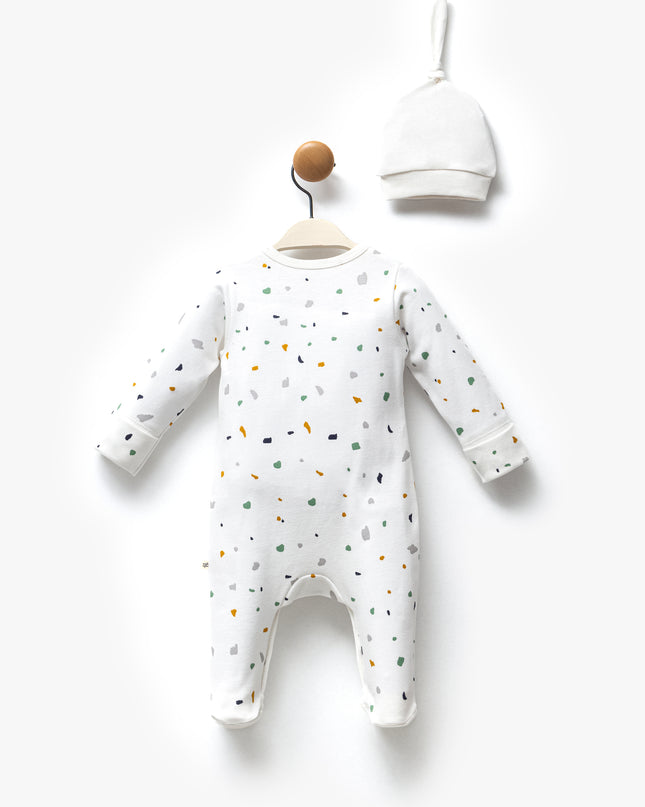 Multicolor Polka Dot One-Piece Set