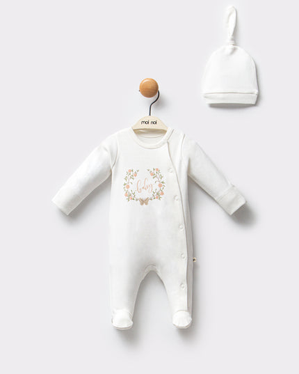 Ivory Flower Garland Outfit Set