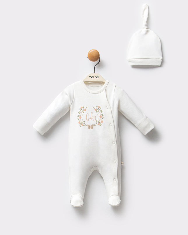 Ivory Flower Garland Outfit Set