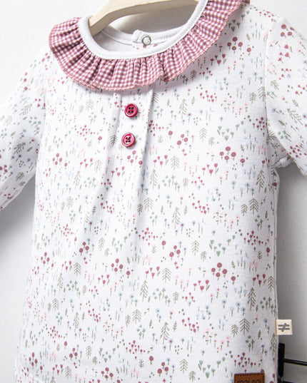 Mauve Flower Garden Outfit Set
