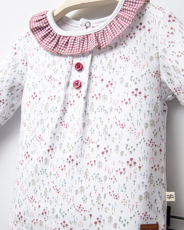 Mauve Flower Garden Outfit Set