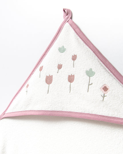 Mauve Flower Babysoft Blanket