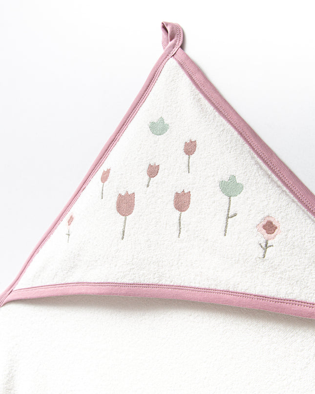 Mauve Flower Babysoft Blanket