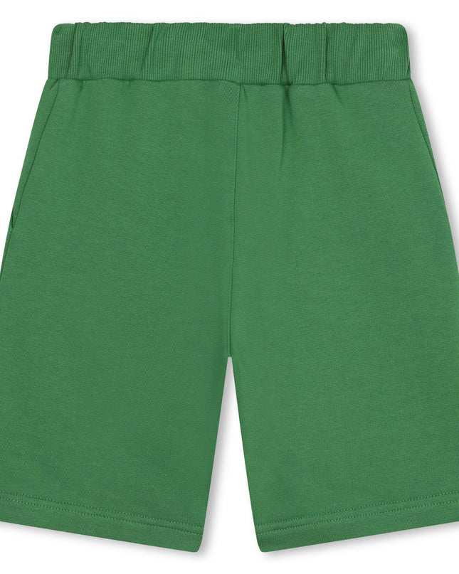 kenzo-k60305-66f-kb-Green Bermuda Shorts