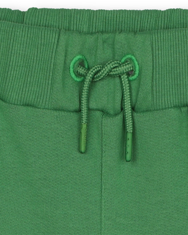 kenzo-k60305-66f-kb-Green Bermuda Shorts