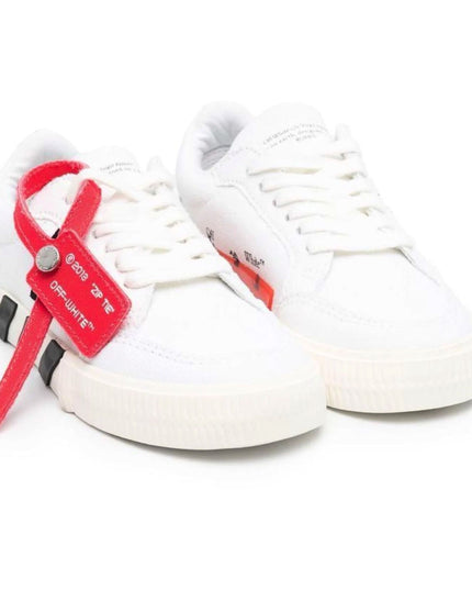 OFF WHITE-OBIA003C99FAB0010110-VULCANIZED LACE UP WHITE BLACK