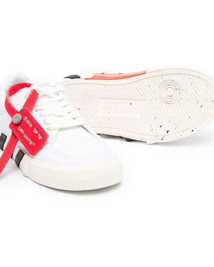 OFF WHITE-OBIA003C99FAB0010110-VULCANIZED LACE UP WHITE BLACK