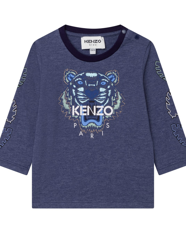 Kids Atelier-Kenzo-Electric Blue T-Shirt