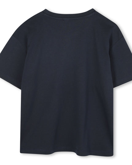 Kids Atelier-Kenzo-Tiger Navy Short Sleeve t-Shirt