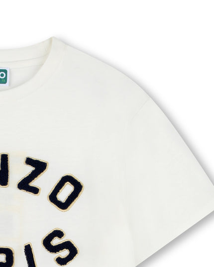 Kids Atelier-Kenzo-Ivory Short Sleeve T-Shirt