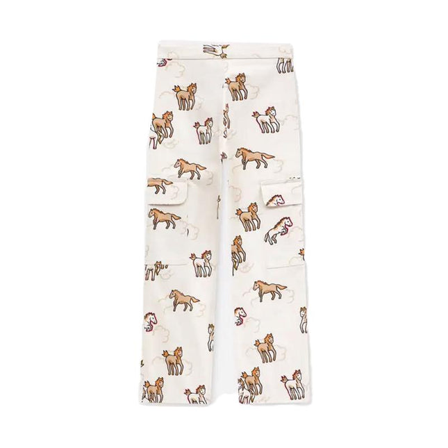 kids atelier kenzo 'Lunar New Year' Straight Pants