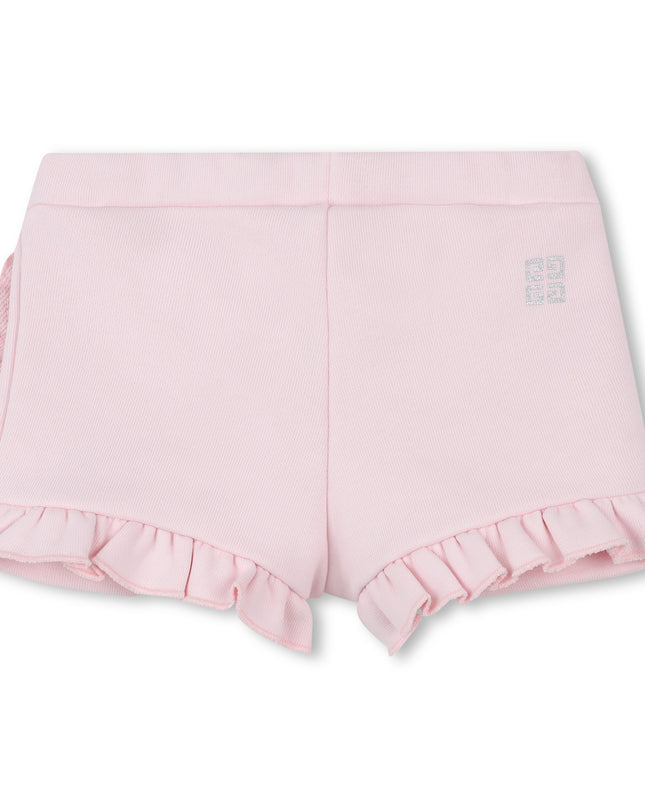 Pink Marshmallow Ruffle Skort