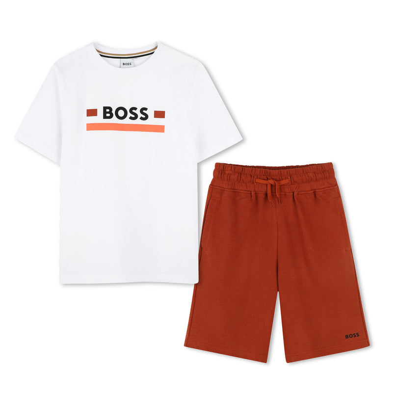 Chocolate Brown Shorts and Tshirt Set