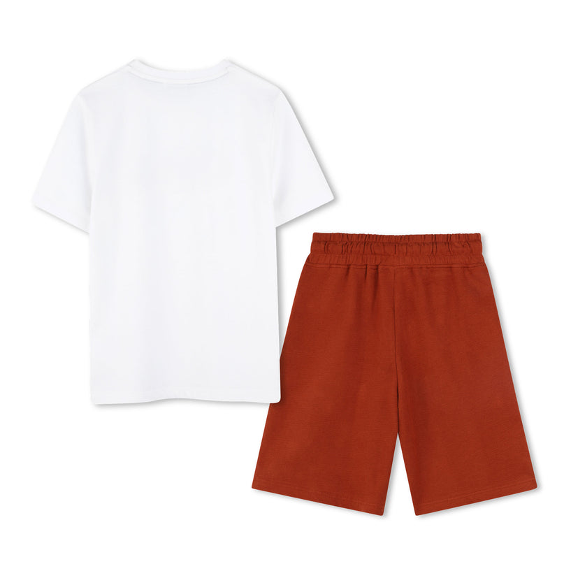 Chocolate Brown Shorts and Tshirt Set