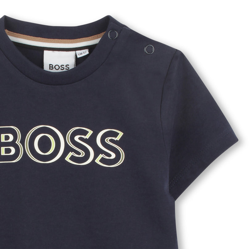 Navy Short Sleeve Logo T-Shirt