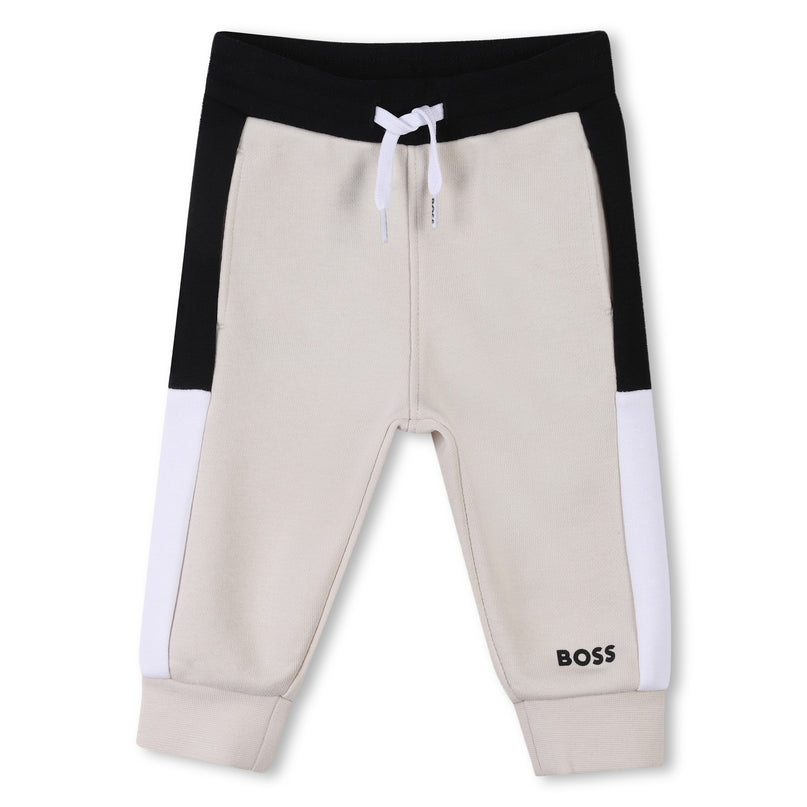 Sand Colorblock Jacket & Trousers Set
