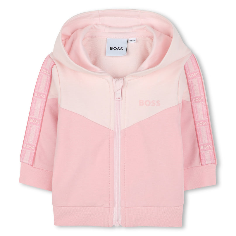 Pink 3 Piece Work-Out Outfit Set