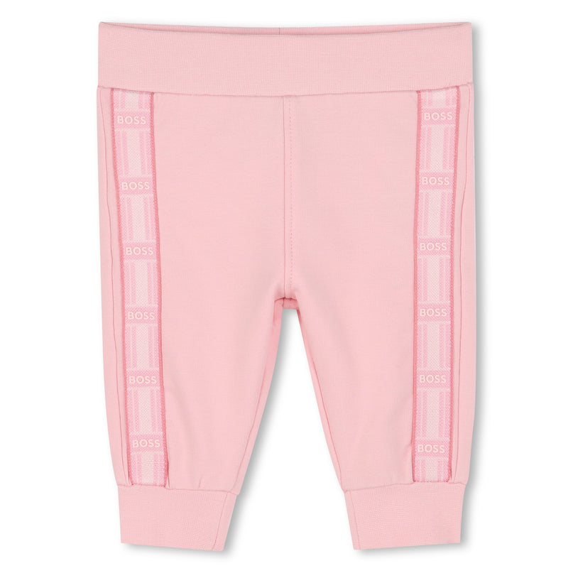 Pink 3 Piece Work-Out Outfit Set